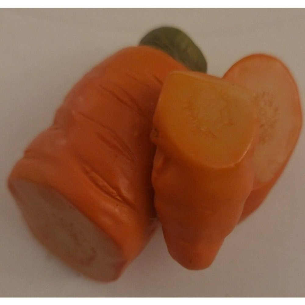 Sliced Carrots Vintage Wooden Refrigerator Magnet - SEE DESCRIPTION